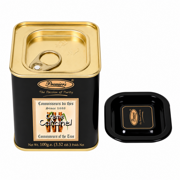 Premier's Cream Caramel – černý čaj s karamelem 100 g - plechová dóza
