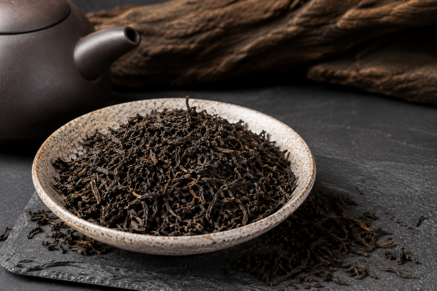 Sypaný kouřový černý čaj Lapsang Souchong Karma Kettle Canton