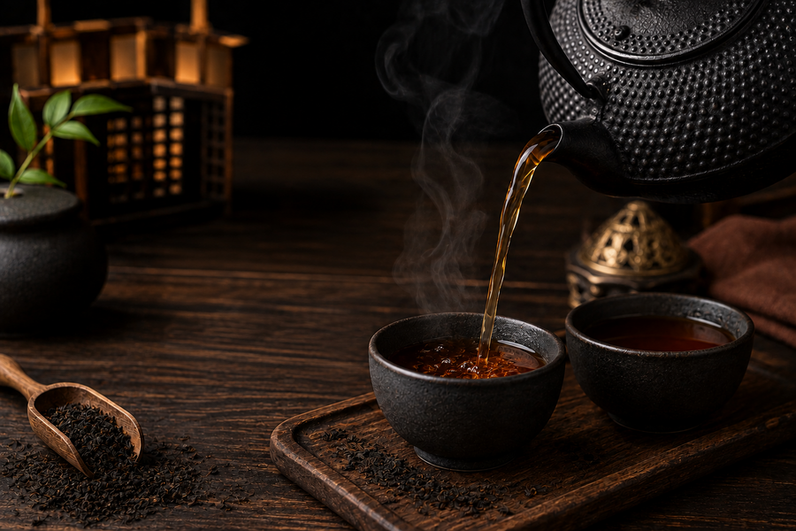 Kouřový černý čaj Lapsang Souchong Karma Kettle Canton
