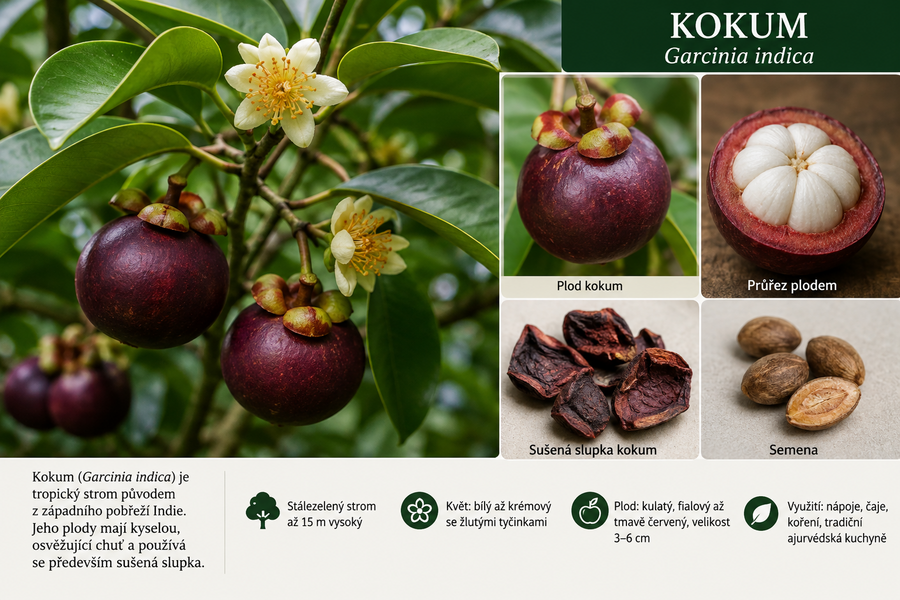 Kokum plod garcinie indické