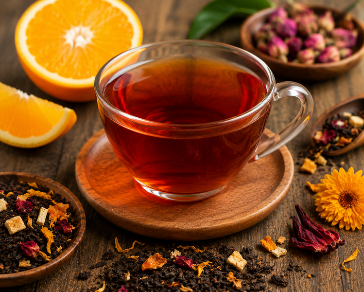 Nálev černého čaje Premier's Tea Orange Splash