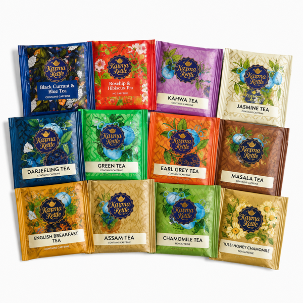 Čaje Karma Kettle Timeless Classics – 12 druhů čajů - sáčky