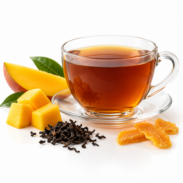 Nálev černého čaje s mangem – AZ-TEAS Premium Mango Tea