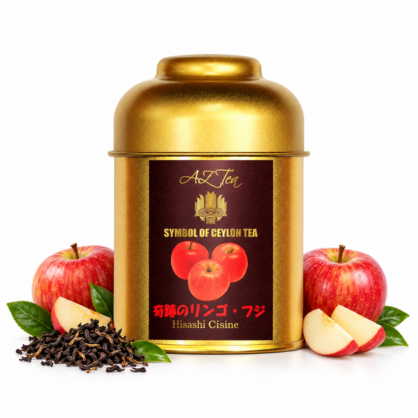 AZ-TEAS Miracle Apple Fuji 50 g – bezkofeinový černý čaj s jablkem Fuji