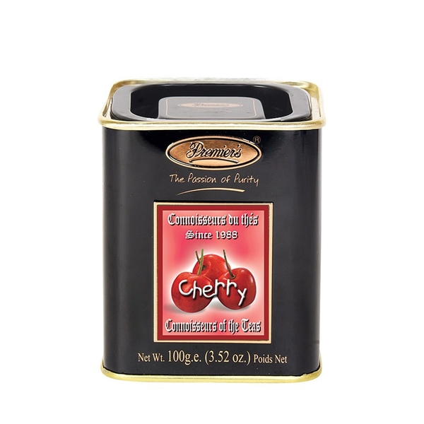 Černý čaj Premier's Cherry -100g sypaný - plech 