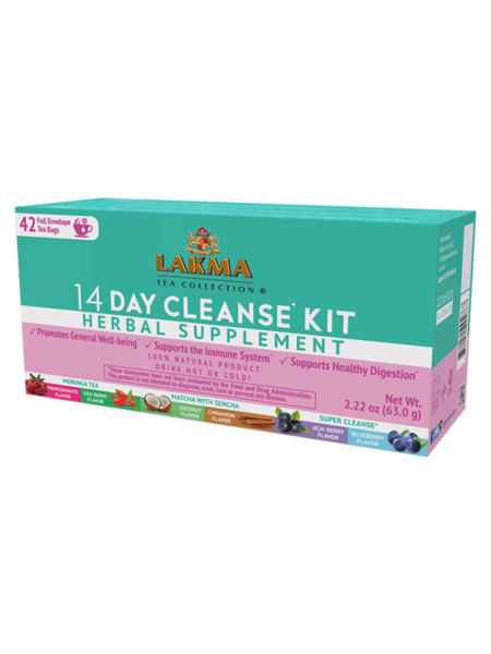 Čaj Lakma Cleanse  Kit 14 Days - sáčky 42x1,5g 