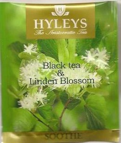 Černý čaj Hyleys s lipovým květem - sáčky 25x1,5g