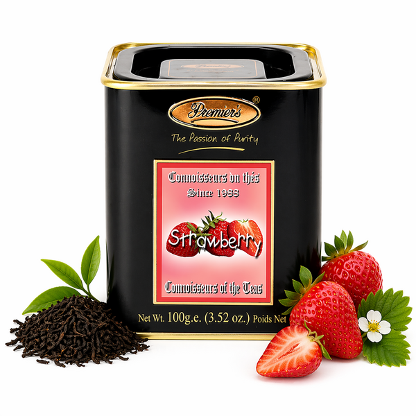 Premier's Strawberry – černý čaj s jahodou 100 g