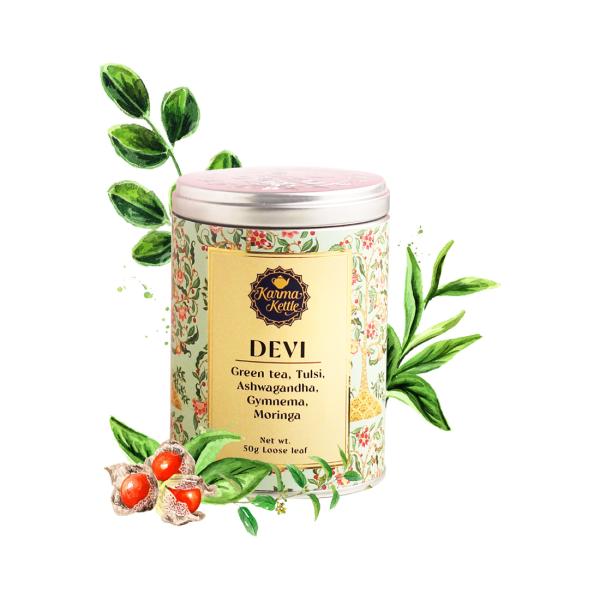 Zelený čaj Devi - 50g sypaný -