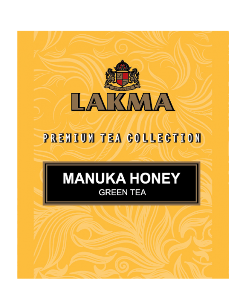 Zelený čaj Lakma Manuka Honey - sáčky 20x1,5g - plech
