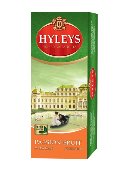 Zelený čaj Hyleys s maracujou - sáčky 25x1,5g