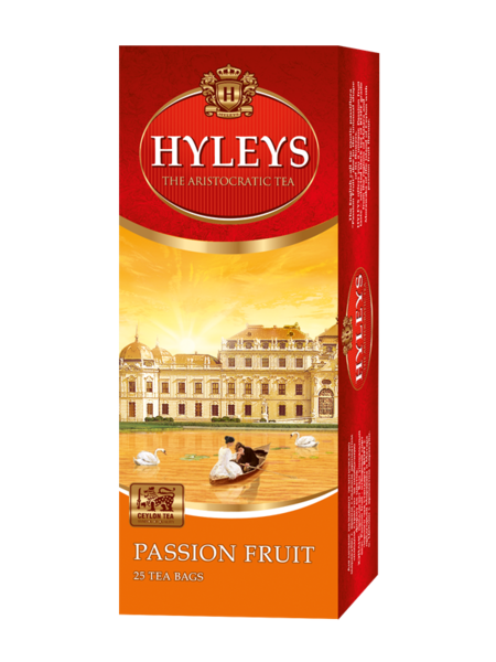Černý čaj Hyleys s maracujou - sáčky 25x1,5g