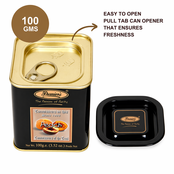 Premier's Peach Tea – černý čaj s broskví 100 g - balení