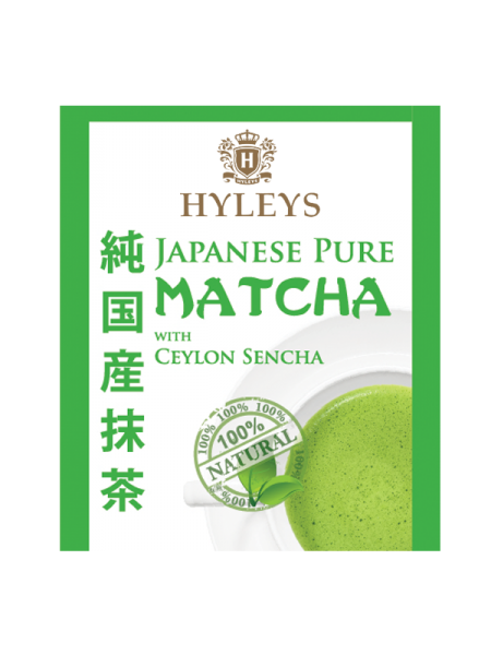 Matcha čaj Hyleys se cejlonským Sancha čajem - sáčky 25x1,5g