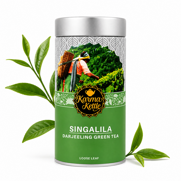Karma Kettle Singalila – prémiový zelený čaj Darjeeling 100 g