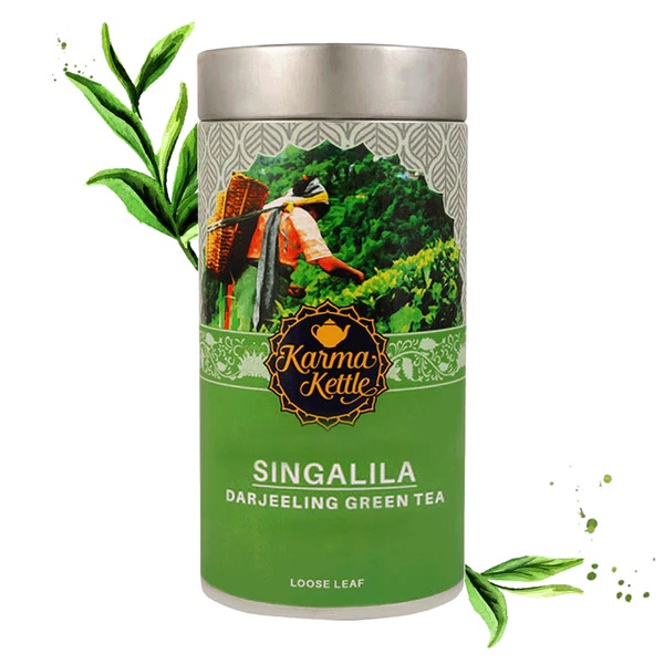 Zelený čaj Singalila s příměsí - 100g sypaný