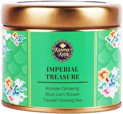 Čaj Oolong Karma Kettle Imperial Treasure - 15x2g pyramidové sáčky  Čaj Oolong Karma Kettle Imperial Treasure - 15x2g pyramidové sáčky
